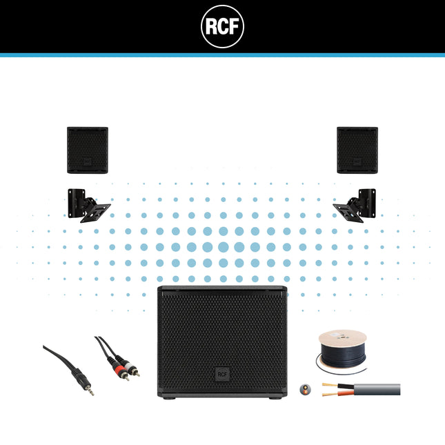 RCF Compact M 04 2.1 Commercial Audio System