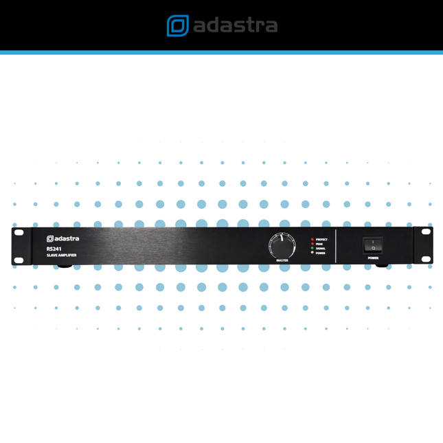 Adastra RS241 240W 100V Line Slave Amplifier