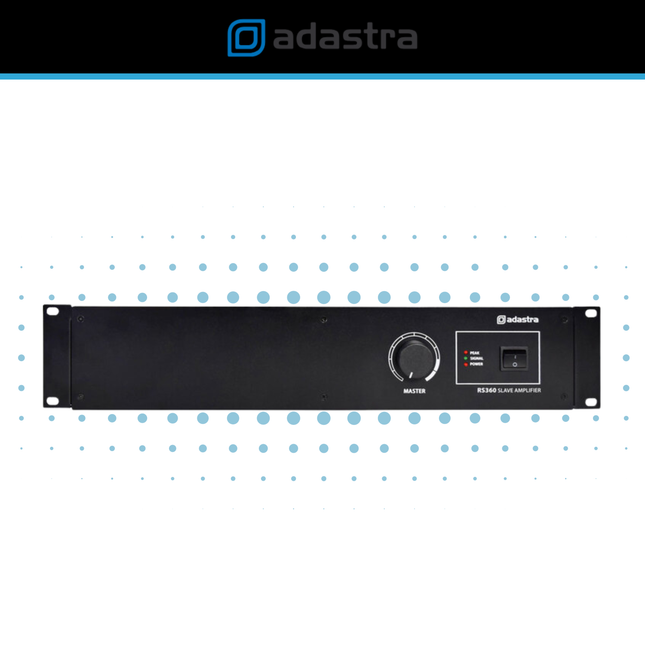 Adastra RS360 360W 100V Line Slave Amplifier