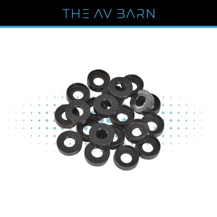 M6 Rack Bolt Kit with Bolts, Cage Nuts, and Washers - Pack of 20