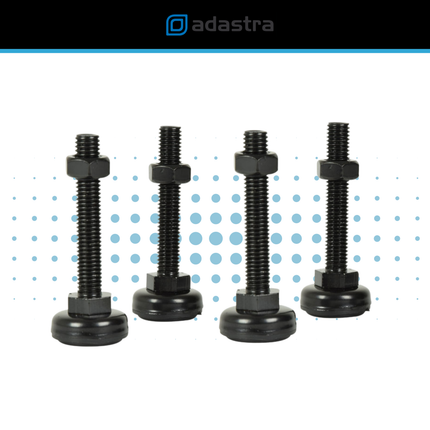 Adjustable Support Feet Set for 19-Inch Rack Cabinets