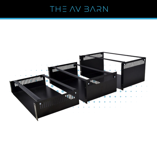 19" Rack Tray with Clamp – 2U, 3U & 4U