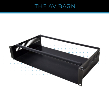 19" Rack Tray with Clamp – 2U, 3U & 4U