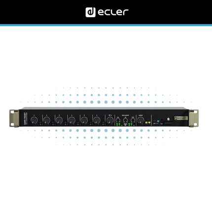 Ecler SAMI-702BT 7 Channel 19" Inch Rack Mixer with Bluetooth