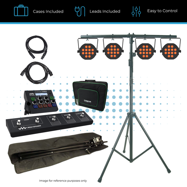 Small LED Stage Lighting Kit for Schools, Bands & Dramatics
