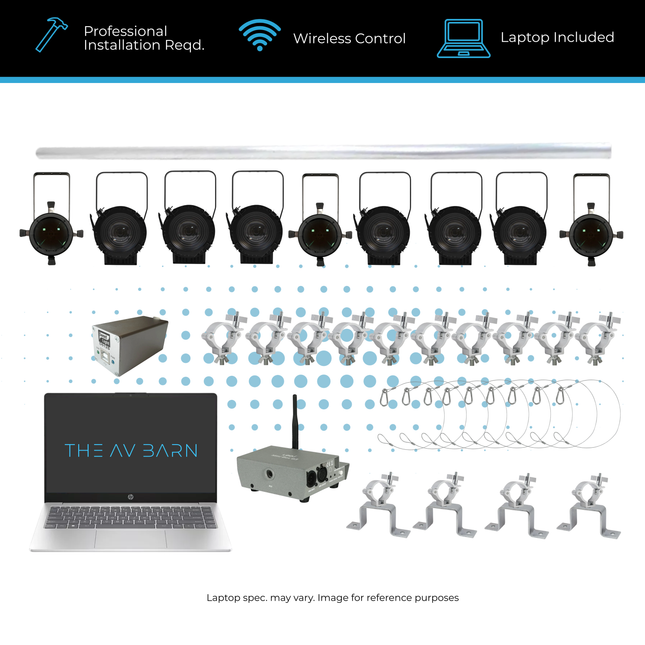 Professional LED Stage Lighting Kit for Installation
