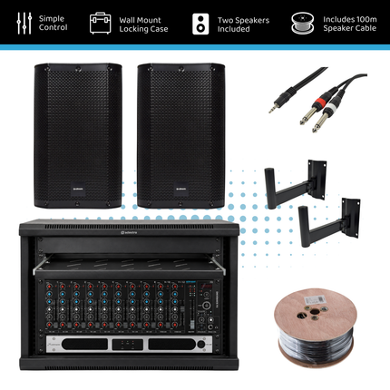 Wall Mount School Hall Audio System