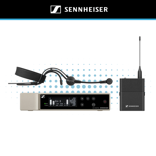 Sennheiser EW-D ME3 Wireless Headset Microphone System