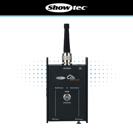 Showtec AirDrive 2.4 Pocket | 3-Pin or 5-Pin Wireless DMX Transceiver