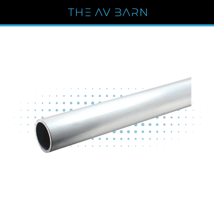 Silver Aluminium Tube 50mm - Various Lengths