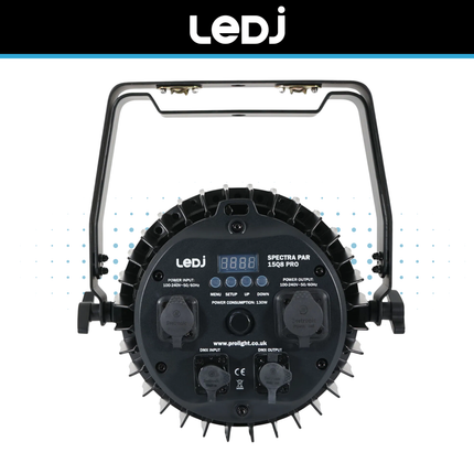 LEDJ Spectra Par 15Q8 PRO IP65 RGBW LED Par