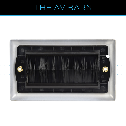 Double Gang Brush Wallplate