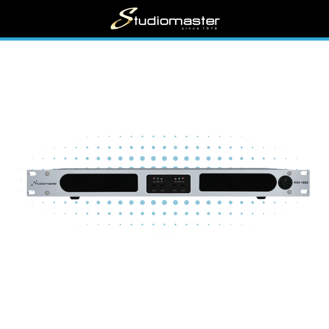 Studiomaster HX4-1800 4-Channel Digital Power Amplifier