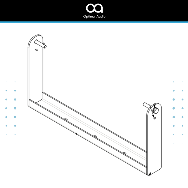 U Bracket for Optimal Audio Cuboid Loudspeakers