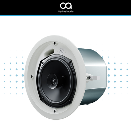 Optimal Audio Hybrid Speaker Background Music System - 4 Zone | 4x 5" Wall & 3x6" Ceiling Speakers