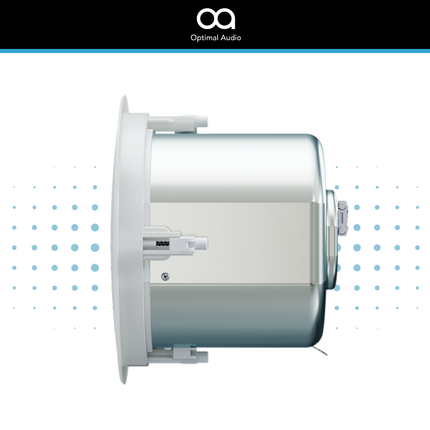 Optimal Audio Hybrid Speaker Background Music System - 4 Zone | 4x 5" Wall & 3x6" Ceiling Speakers