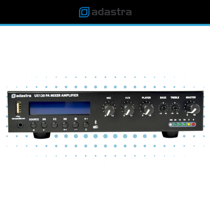 Adastra UX120 100V Mixer Amplifier