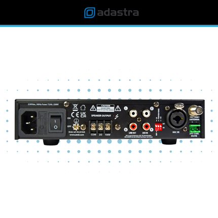 Adastra 100V Ceiling Speaker Background Music System with Compact UX240 Amplifier