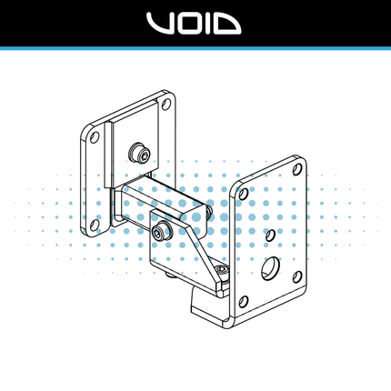 T80 Easy Hang Wall Bracket for VOID Venu 6 & Venu 8 Black or White