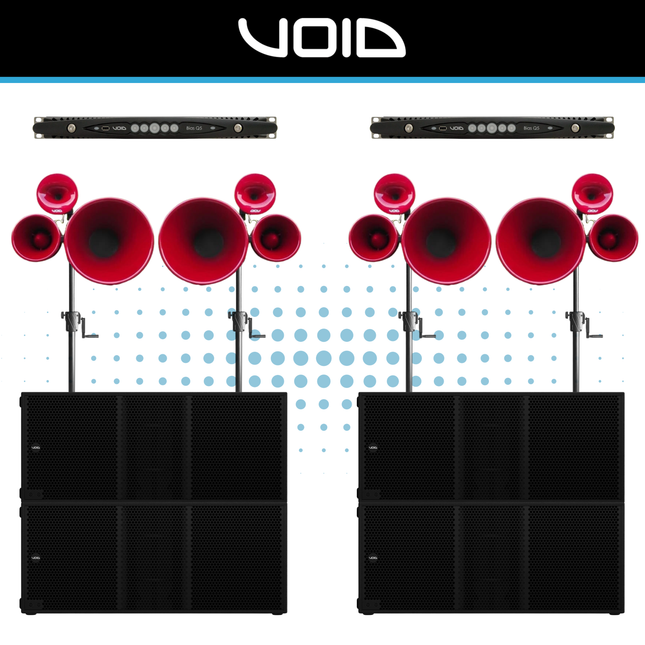 VOID Acoustics Airmotion v2 & Arcline 218 High Output System with BIAS Q5