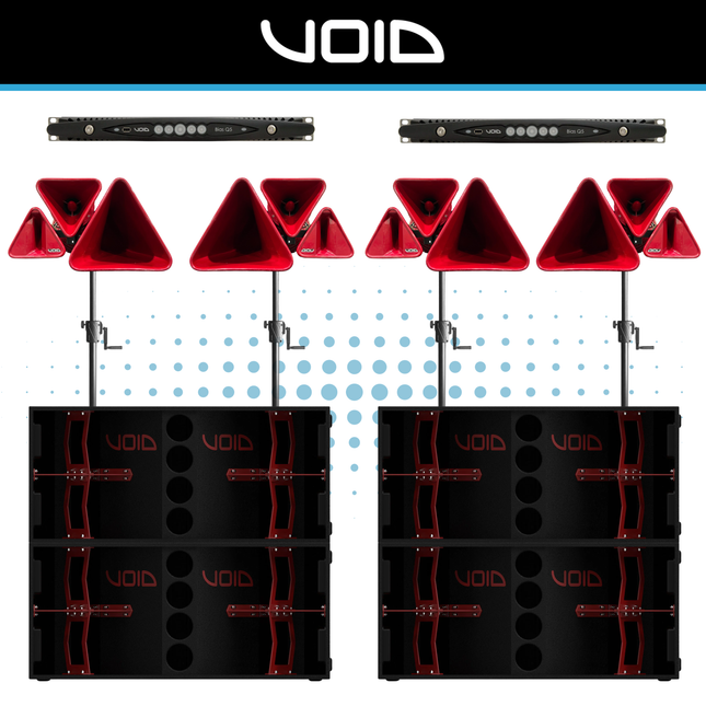 VOID Acoustics Trimotion & Stasys Xair Large Format System with Dual BIAS Q5