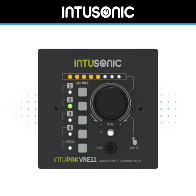 INTUSONIC INTUPAK VRE11 RS485 Remote Panel