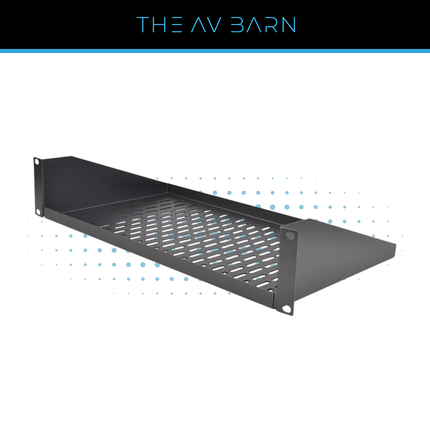 19” Vented Rack Shelf – 1U & 2U