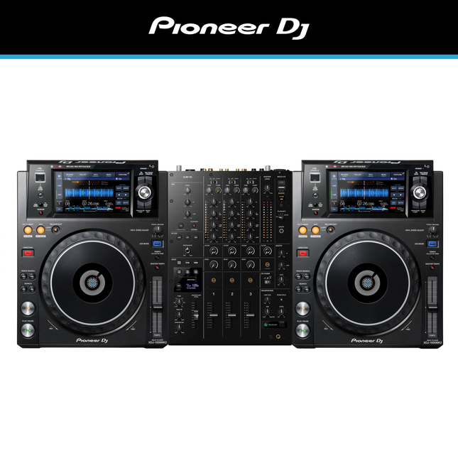 Pioneer DJ XDJ-1000 and AlphaTheta DJM-V5 Professional DJ System