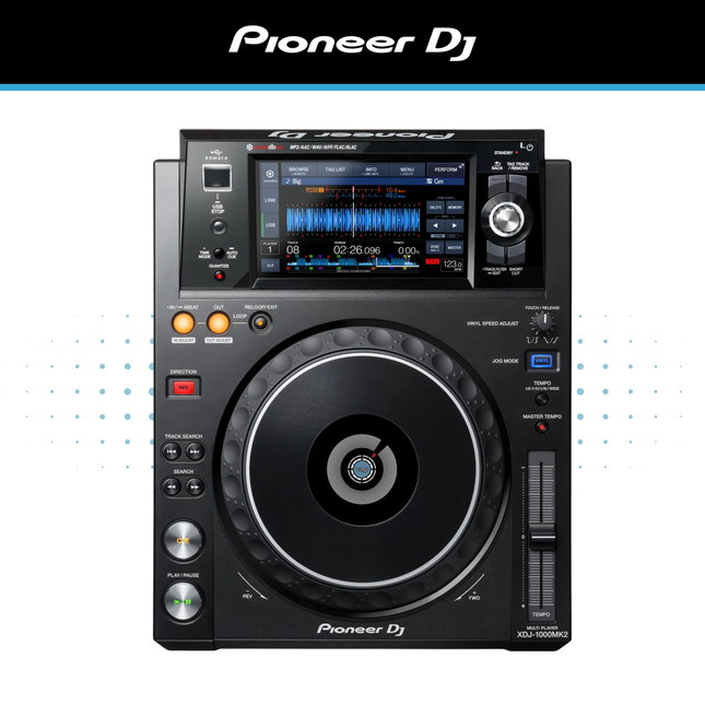 Pioneer DJ XDJ 1000MK2 Professional USB DJ Multi Player
