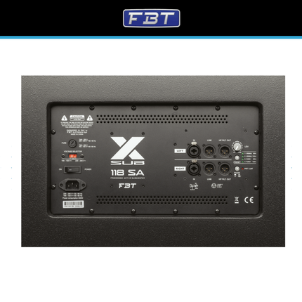 FBT X-SUB 118SA Active Subwoofer