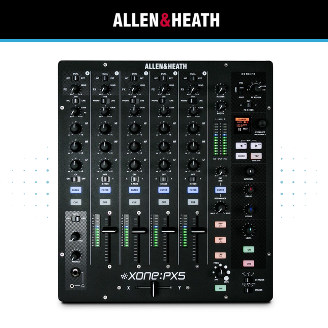 Allen and Heath Xone PX5 Professional 4 Channel DJ Mixer