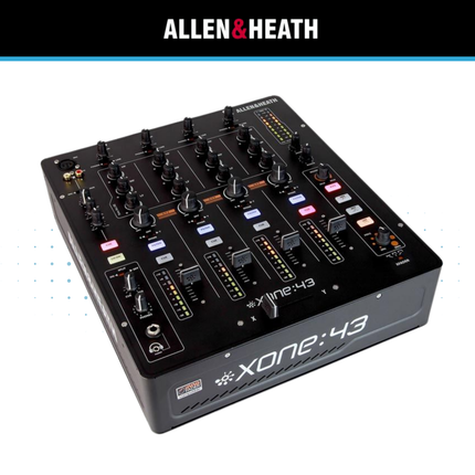 Allen and Heath Xone 43 Professional 4 Channel Analogue DJ Mixer