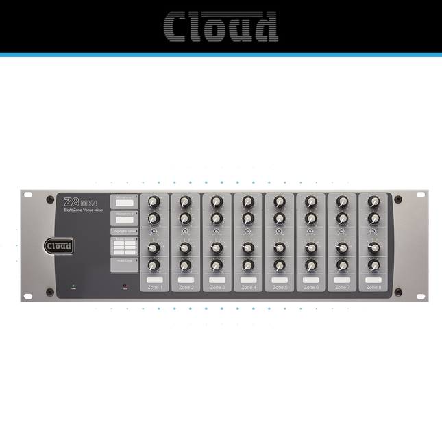 Cloud Z8 Mk4 8-Zone Audio Mixer
