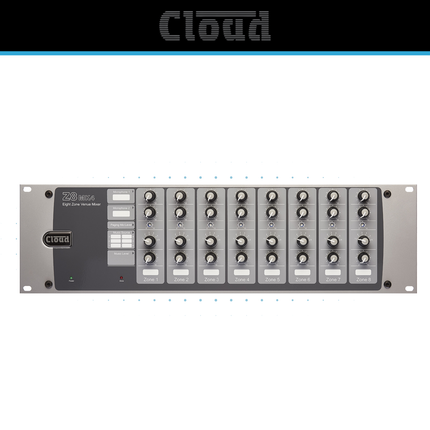 Cloud Eight-Zone Industrial Audio System with Paging & Centralised Volume Control