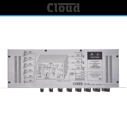 Cloud Eight-Zone Industrial Audio System with Paging & Centralised Volume Control