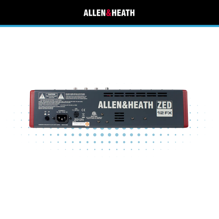 Allen & Heath ZED-12FX 12-Channel Analogue Mixer with USB + FX