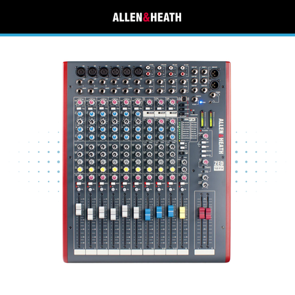 Allen & Heath ZED-12FX 12-Channel Analogue Mixer with USB + FX