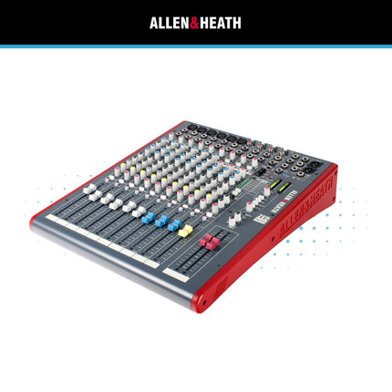 Allen & Heath ZED-12FX 12-Channel Analogue Mixer with USB + FX