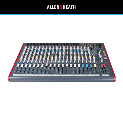 Allen & Heath ZED-22FX 22-Channel Analogue Mixer with USB and Effects