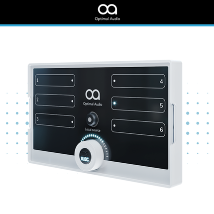 Optimal Audio ZonePad 1 Single-Zone Wall-Mounted Controller