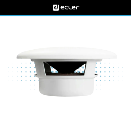 Ecler eIC52MS 5-Inch 2-Way Weather-Resistant Ceiling Speaker (pair)