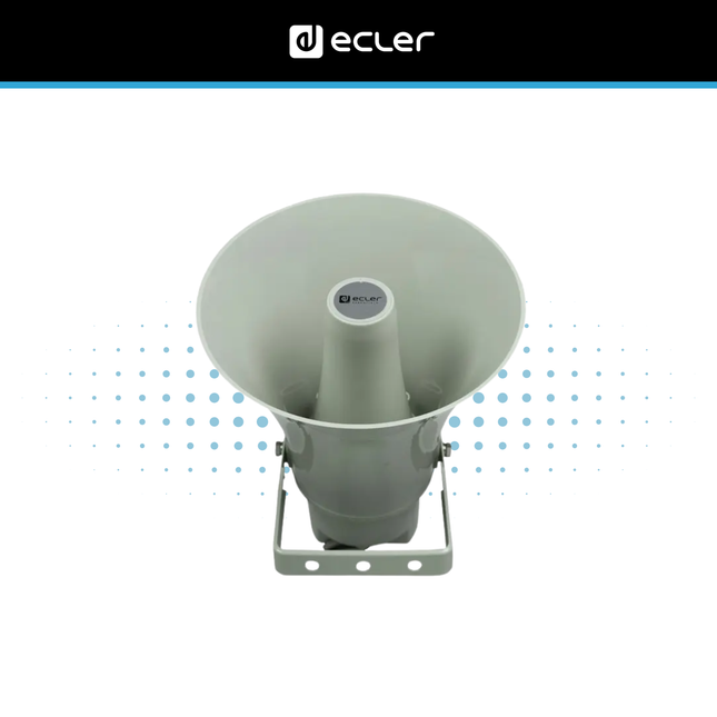 Ecler ePHS30Ti 30W Outdoor Horn Loudspeaker with 70/100V Transformer IP66