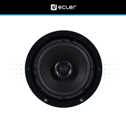 Ecler IC6i 6.5-Inch 2-Way Ceiling Speaker with 70/100V Transformer (pair)