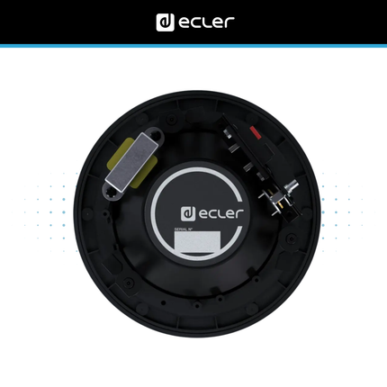 Ecler IC6i 6.5-Inch 2-Way Ceiling Speaker with 70/100V Transformer (pair)