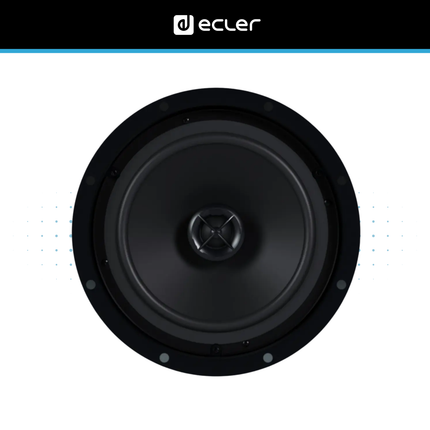 Ecler IC8i 8-Inch 2-Way Ceiling Speaker with 70/100V Transformer (pair)