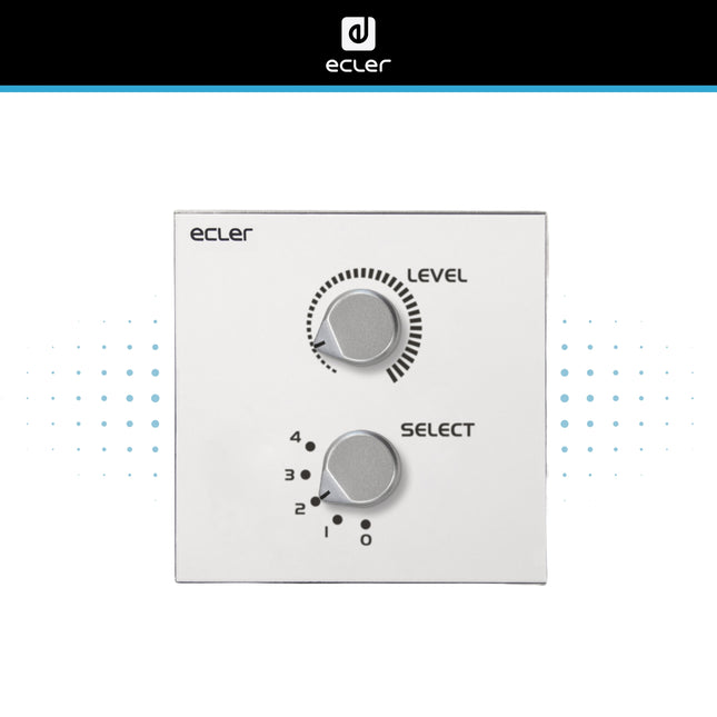 Ecler WPaVOL-SR Wall Volume & Source Controller